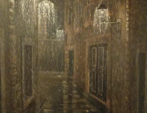 Regen bij Nacht