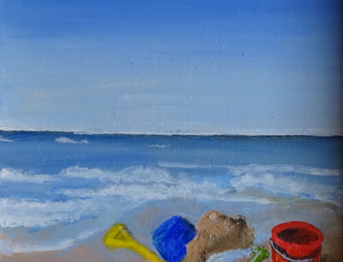 Strandspeelgoed met emmer